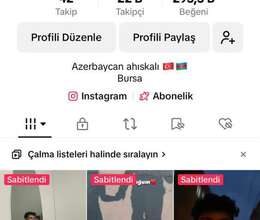 Tik Tok satşı – Oyun hesabları – ucuztap.az