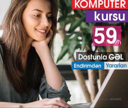 Kompüter kursuna xüsusi endirim