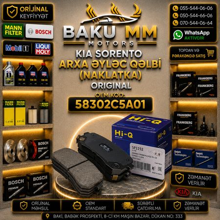 Kia Sorento Arxa Əyləc Qəlbi Naklatka Hi-Q SP1192 (58302C5A01) – HYUNDAI KIA EHTIYAT HISSELERI – Bakı – ucuztap.az