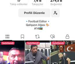 Tiktok hesab satışı