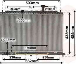 Kia Rio 2005–2010 1.4L Benzin Su Radiyatoru (Avtomat) – 25310-1G150