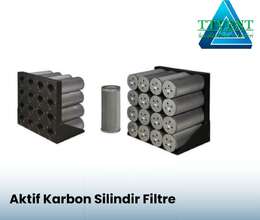 Havalandırma üçün Qoxu Tutucu Karbon Silinder Filtr