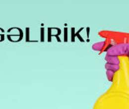 Təmizlik işləri görürəm 