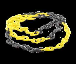 Plastik zəncir (sarı/qara)