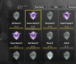 Pubg mobil hesabın qiyməti 25-30 arası 