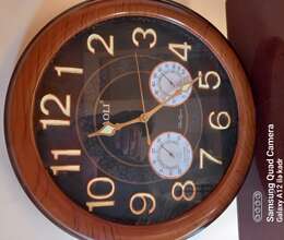 termometrli hygrometerli divar saati