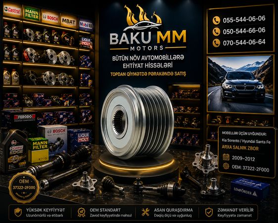 Hyundai Kia Generator Muftası Dinamo Şkiwi (37322-2F000) Hyundai Kia Ehtiyat Hisseleri – Bakı – ucuztap.az