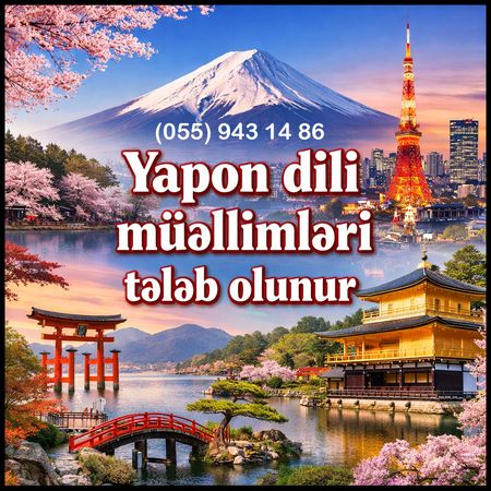 Yapon Dili Müəlliməsi Axtarırıq Sərbəst Qrafikli Iş – Təhsil və elm – Bakı – ucuztap.az