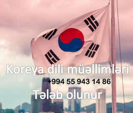 Koreya Dili Müəlliməsi axtarırıq