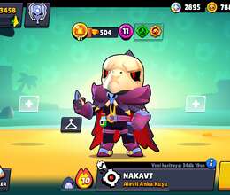 Brawl Stars hesabı – 33 500 kupa, 74 brawler
