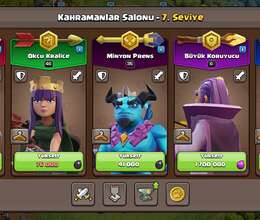 CLASH HESABI SATILIR