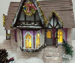 макет домика 