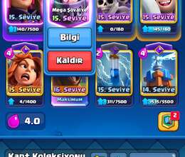 Clash Royale ve 3 diger hesab