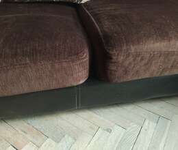 Künc divan Embawood premium dəri 