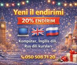 Yeni il endirimli hazırlıqlar 