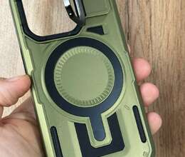 Apple iPhone 15 Pro Tank zirehli yaşıl case