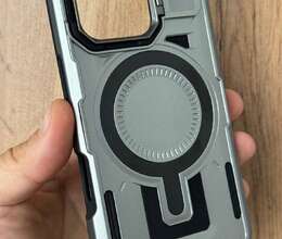 Apple iPhone 16 Pro Tank zirehli Silver case