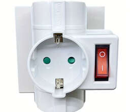 German Standard to Three-Prong Adapter Plug Socket, 16A 250V – Digər – ucuztap.az
