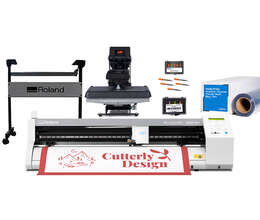 Roland GS2-24 Cutter with MAXX20 Heat Press and Accessories (ATLASPRINTSTORE)