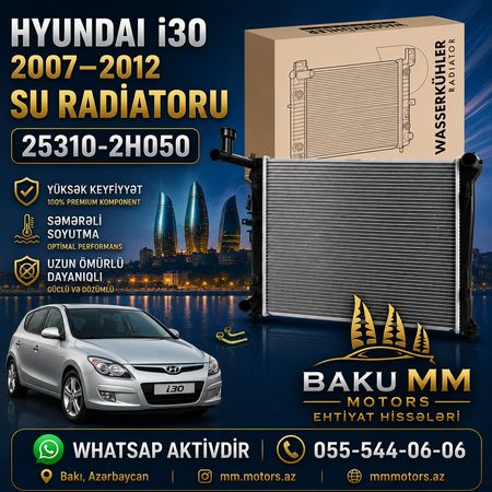 Hyundai I30 2007-2012 Su Radiatoru OEM 25310-2H050 | Baku MM Motors – Ehtiyat hissələri – Bakı – ucuztap.az