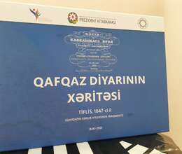 Qafqaz diyarının xəritəsi