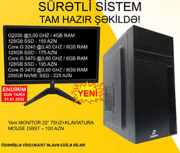 Masaüstü Kompüterlər Legion LG-5015 G2030 / CORE i3 / CORE i5