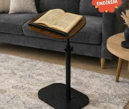 Oval tənzimlənən jurnal masası yarı qiymətə 