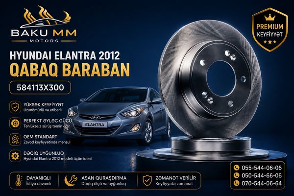 Hyundai Elantra 2012 Qabaq Baraban (584113X300) - Hyundai Kia Ehtiyat Hisseleri – Bakı – ucuztap.az