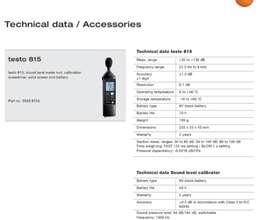 Sonometr Testo 815