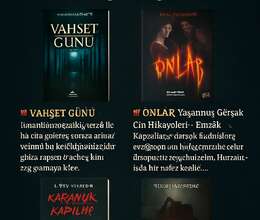 Türk Ədəbiyyatının Qorxu Zirvəsi 4 Ədəd Kitab Seti