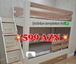 İkimərtəbəli çarpayı 