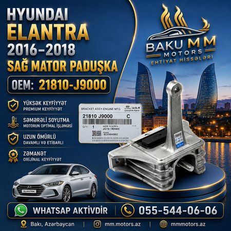 Elantra 2019–2020 Sağ Mator Paduşkası – Ehtiyat Hissə – Bakı – ucuztap.az