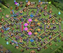 Clash of clans max hesab
