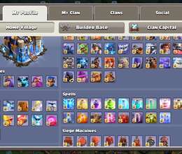 Clash of clans max hesab 