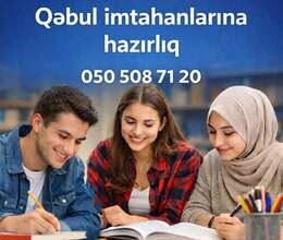 Qəbul imtahanlarına hazırlıq 