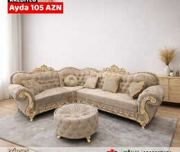 Klassik künc divan dəsti Kreditlə