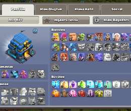 12BB Clash of Clans Hesabı 2.8k taş