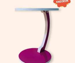 Təkərli yan jurnal masası Endirimlə