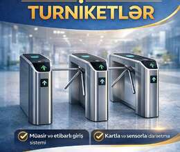 Turniketlərin satışı və quraşdırılması 055 272 55 70 