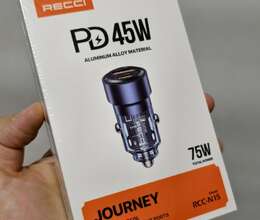 Recci 75 watt 2 portlu maşın adapteri