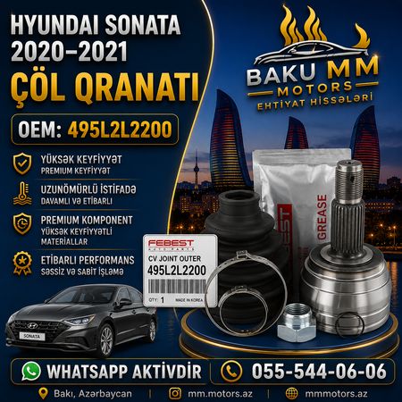 Hyundai Sonata 2020-2021 Çöl Qranatı 495L2L2200 | Hyundai Kia Ehtiyat Hissələri – Ehtiyat hissələri – ucuztap.az