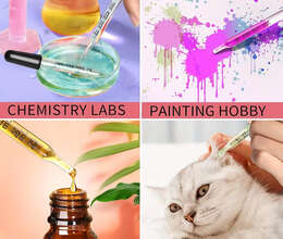 Qapaqlı 1 ml şüşə pipetlər