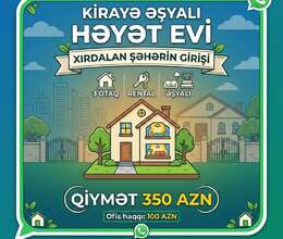 Kirayə Həyət evi, 70m²