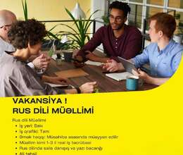 VAKANSİYA – Rus Dili Müəllimi