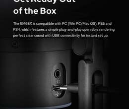 Godox EM68x RGB gaming kondenser mikrofonu