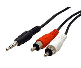 Kabel tulpan AUX - 2 RCA JD84 (2-li tülpan) 