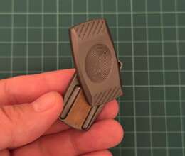 Black Finger Print Anti Stress Fidget