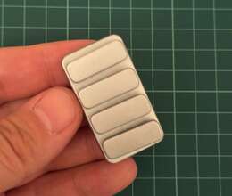 Silver Piano Anti Stress Fidget