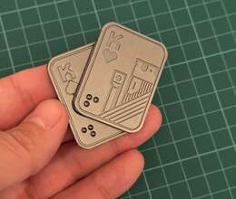 Card titanium fidget