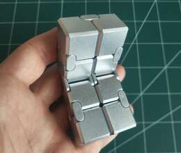 Silver İnfinity Cube Fidget